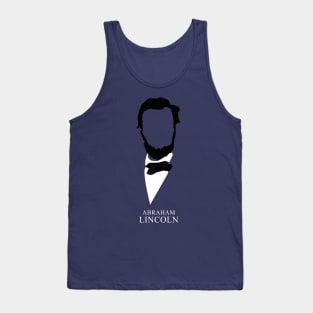 Abraham Lincoln - Minimalist Portrait Tank Top